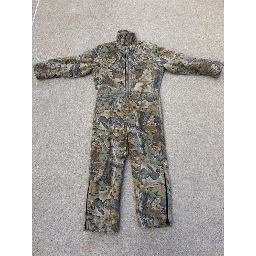 Vintage Walls Outdoors Blizzard Pruf Advantage Camo Insulated Coveralls Size L
